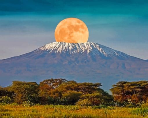 kilimanjaro Mountain Paint By Numbers