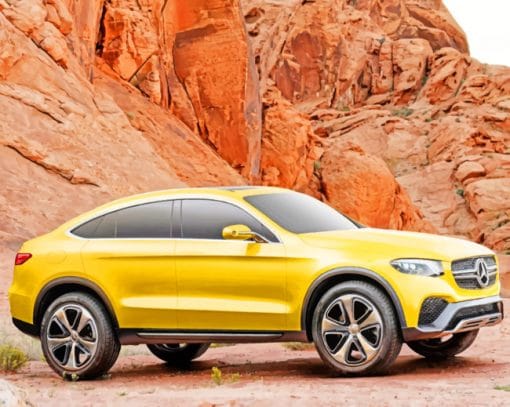 Mercedes Benz Glc Concept paint by numbers