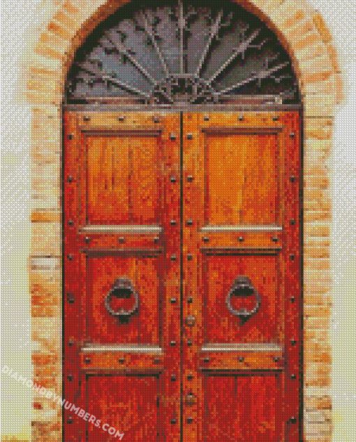 old italian door diamond painting