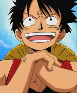 One Piece Monkey D Luffy paint by numbers