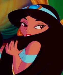 Princess Jasmine Aladdin paint by numbers