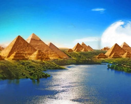 Pyramids Of Utopia paint by numbers