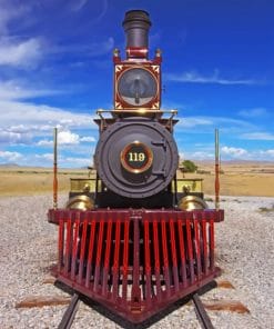 Steam Locomotive paint by numbers