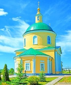 Temple Orthodoxy In Russia paint by numbers