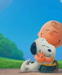 The Peanuts Snoopy And Charlie paint by numbers