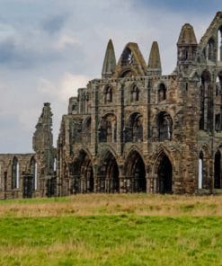Whitby Abbey Monastery Ruins paint by numbers