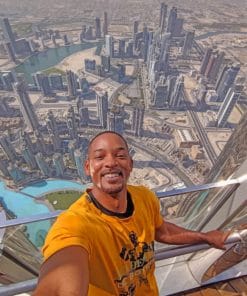 Will Smith In Burj Khalifa paint by numbers
