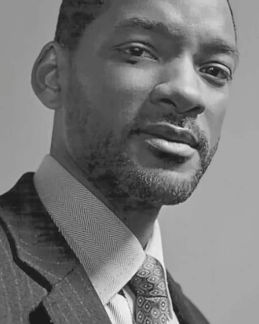 Will Smith Portrait paint by numbers