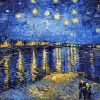 The Starry Night Over The Rhone Paint by numbers