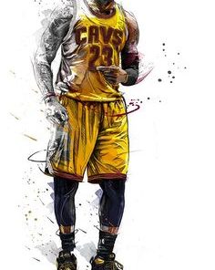 Lebron James Lakers - Sports paint By Numbers