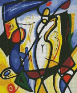 Abstract Cubist Serie By Pablo Picasso diamond painting