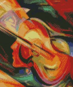 Abstract Guitar Music Instruments Artwork diamond painting