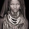 Black and White African Woman