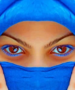 Blue Eyes Girl Paint By Numbers