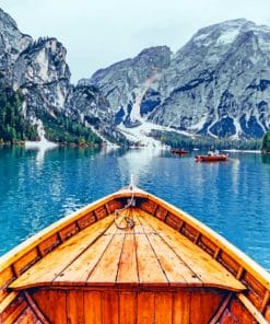 Braies Lake In Italy Paint By Numbers