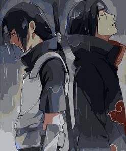 Uchiha Itachi in Past and Present paint by numbers