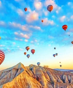 Cappadocia Balloons Paint By Numbers