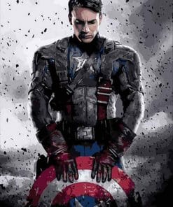 Captain America Avenger Paint By Numbers
