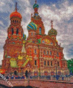 Church of the Savior on Spilled Blood in Russia diamond paintings