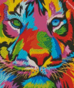 Colorful Tiger diamond paintings