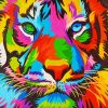 Colorful Lions Paint By Numbers