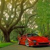 Ferrari F40 paint by numbers