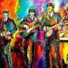 Colorful Beatles paint by numbers