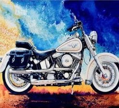 Harley Motorcycle Paint by numbers