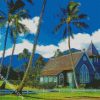 Hawaii Landscape Church diamond painting