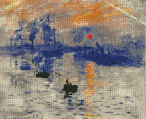 Impression Sunrise Claude Monet Diamond paintings