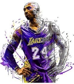 Legendary Kobe Bryant paint By Numbers
