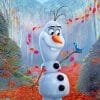 Olaf And The Lizard Paint By Numbers