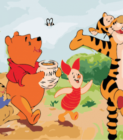 Tigger And Eeyore paint by numbers