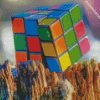 Rubik's Cube Colorful Smart Game diamond painting