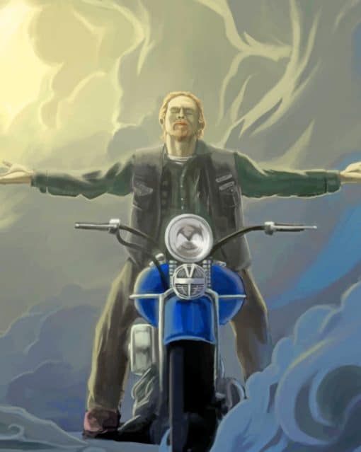 Sons Of Anarchy Jax Teller paint by numbers
