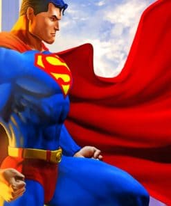 Superman The Hero paint by numbers
