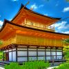Temple Of The Golden Pavilion In Killua paint by numbers