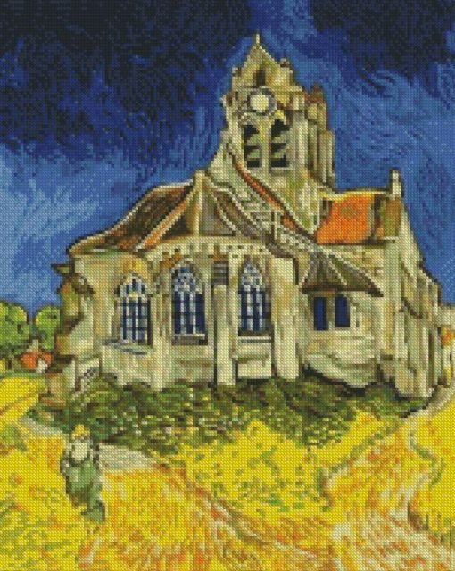 The Church at Auvers Artwork By Vincent Van Gogh diamond painting