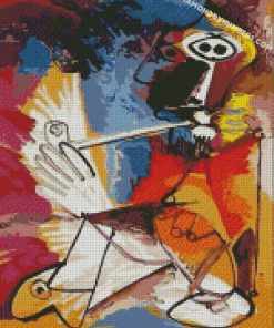 The Smoker Artwork By Pablo Picasso diamond painting