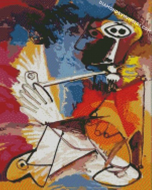 The Smoker Artwork By Pablo Picasso diamond painting