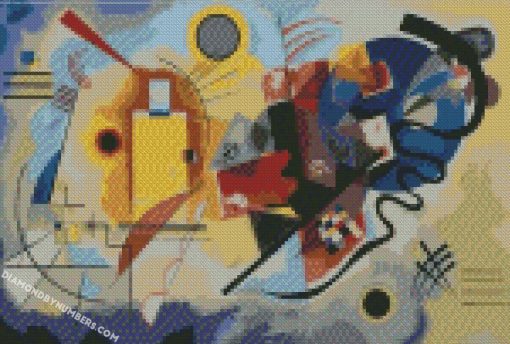 Wassily Kandinsky Yellow Red Blue Artwork diamond painting