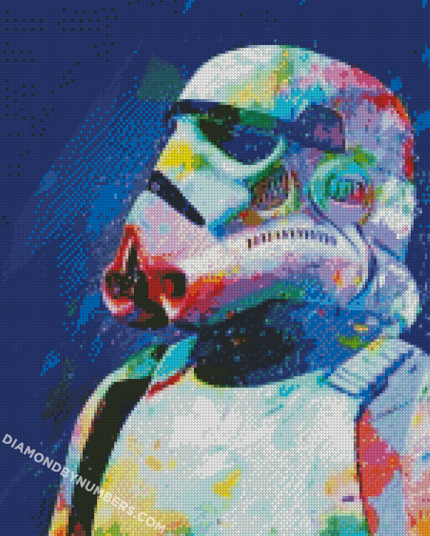 Stormtrooper Star Wars - 5D Diamond Paintings - DiamondByNumbers - Diamond  Painting art