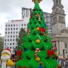 Lego Christmas Tree In The City paint by numbers