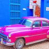 Classic Pink Car Paint By Numbers