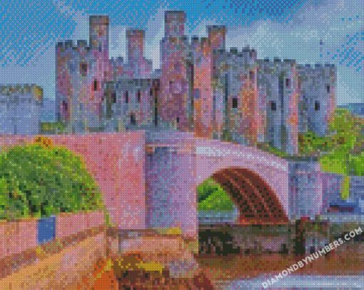 conwy castle wales diamond paintings