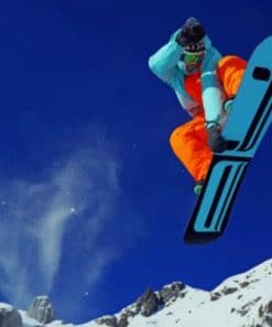 Extreme Snowboarding paint By Numbers