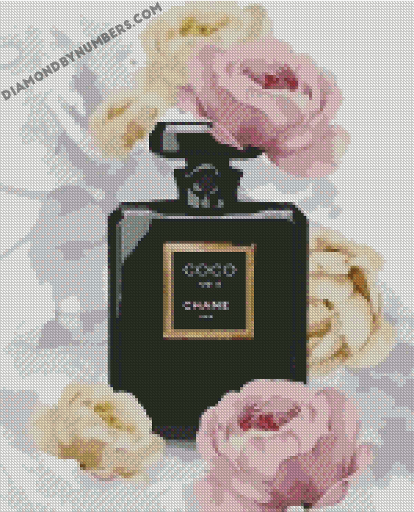 Floral Chanel - 5D Diamond Painting 