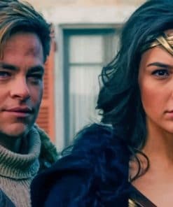Gal Gadot And Chris Pine paint by numbers