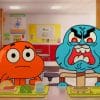 Gumball And Darwin Eating paint by numbers