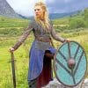 lagertha Lothbrok The Shielded Woman Paint By Numbers Paint By Numbers